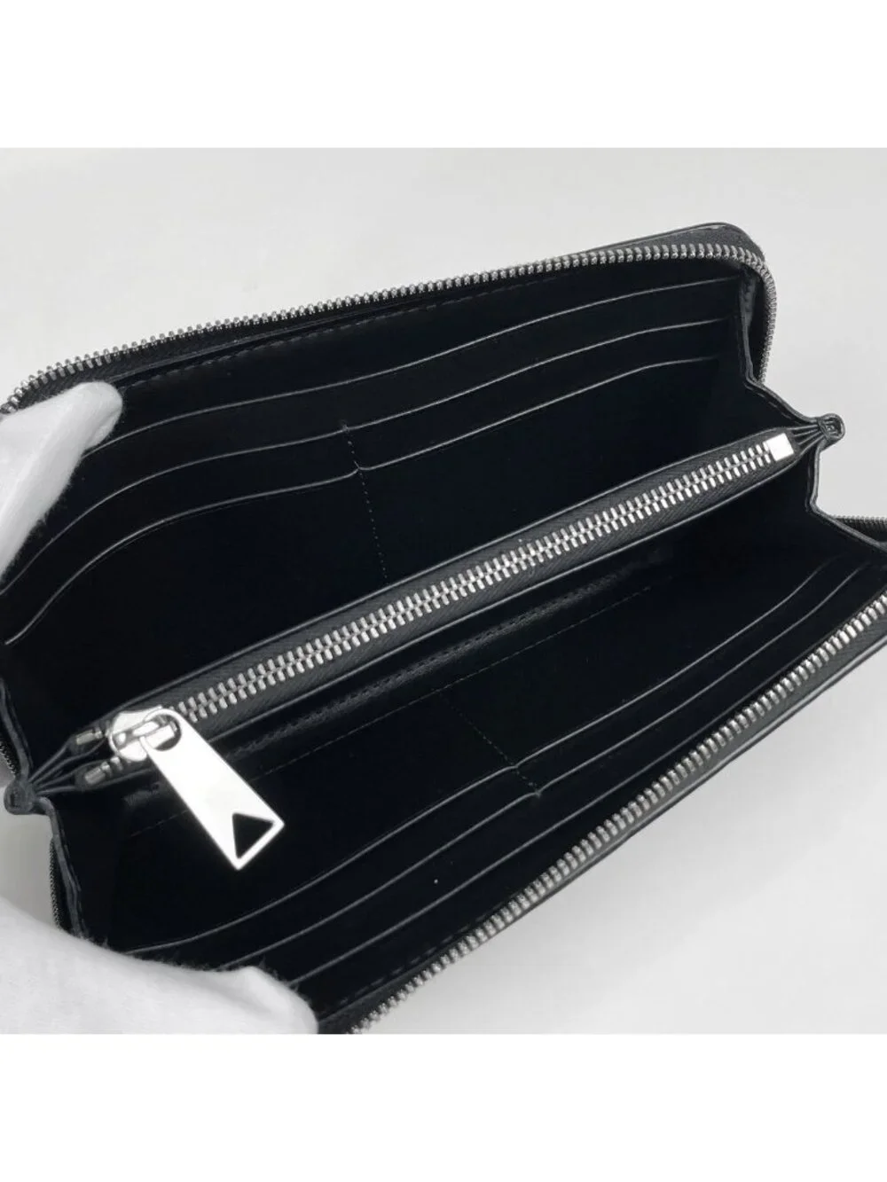 Bottega Veneta Intrecciato Wallet Calf Black